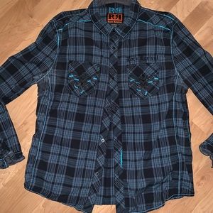 Rock revival XL button up shirt EUC